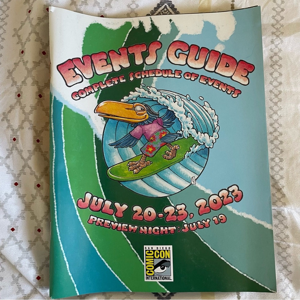 San Diego Comic-Con Event Guide Booklet 2023